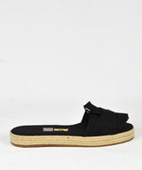 Rasteira Santa Lolla Preta Espadrille Tecido - 037F.271C.029F.0001