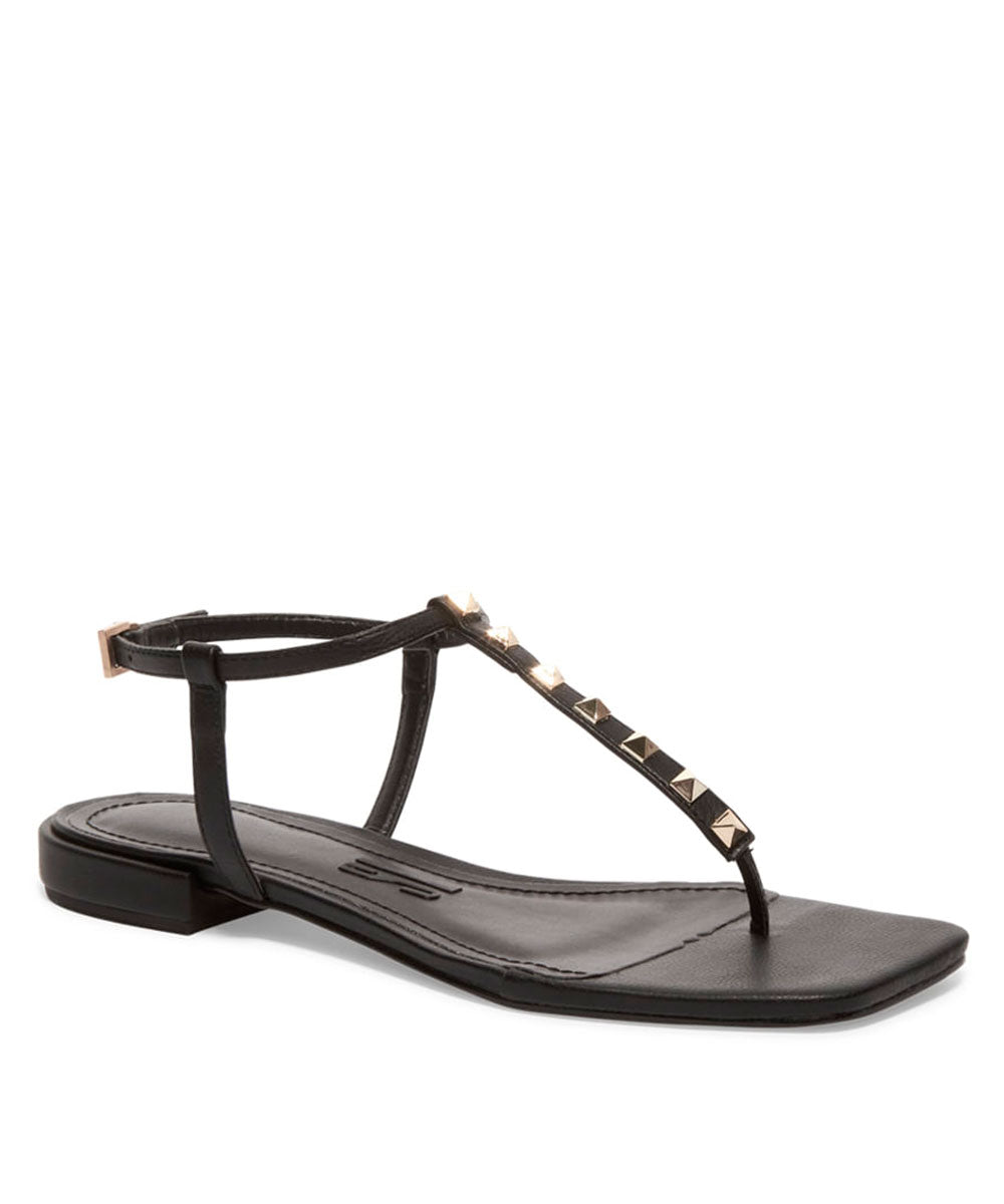 Rasteira Santa Lolla Preta Spikes