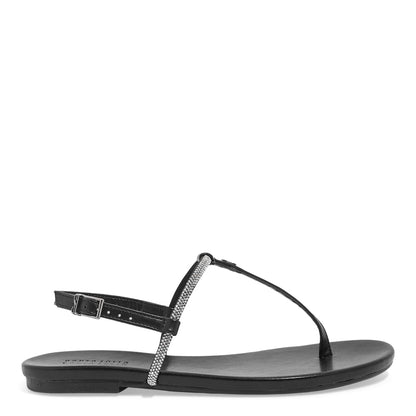 Rasteira Santa Lolla Preta Strass