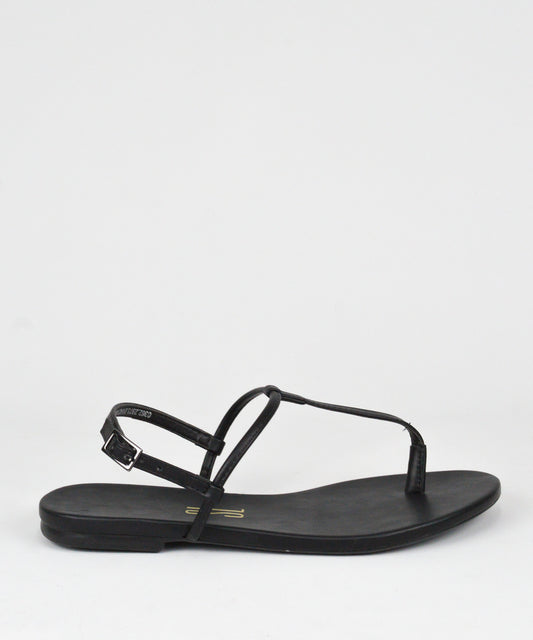 Rasteira Santa Lolla Preta Tiras Finas - 0362.2373.01A2.0001