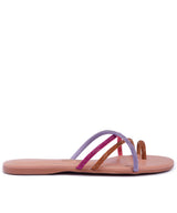 Rasteira Santa Lolla Tiras Cores Strass