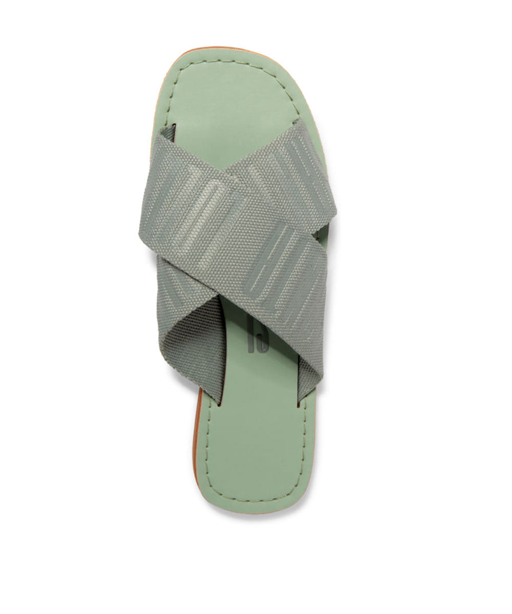 g12468354 Rasteira Santa Lolla Rosa Intenso Faixa Transpassada Gorgurão