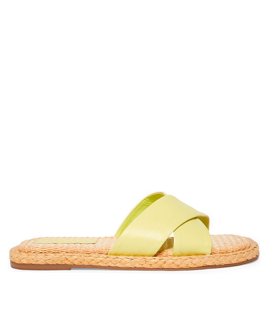 Rasteira Santa Lolla Verde Palha