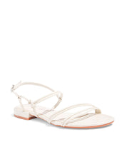 Rasteira Santa Lolla Verniz Off White Nó