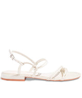 Rasteira Santa Lolla Verniz Off White Nó