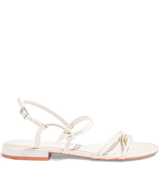 Rasteira Santa Lolla Verniz Off White Nó