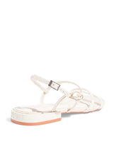 Rasteira Santa Lolla Verniz Off White Nó