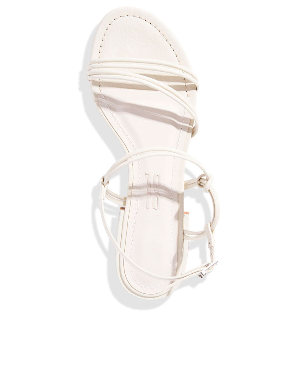 Rasteira Santa Lolla Verniz Off White Nó