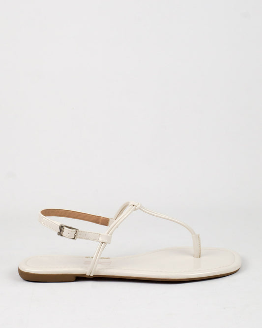 Rasteira Santa Lolla Verniz Off White