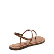 Rasteirinha Santa Lolla Bronze Metalizada