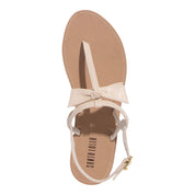 Rasteirinha Santa Lolla Off White Laço