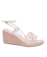 Sandália Espadrilhe Santa Lolla Off White Nó