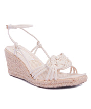 Sandália Espadrilhe Santa Lolla Off White Nó