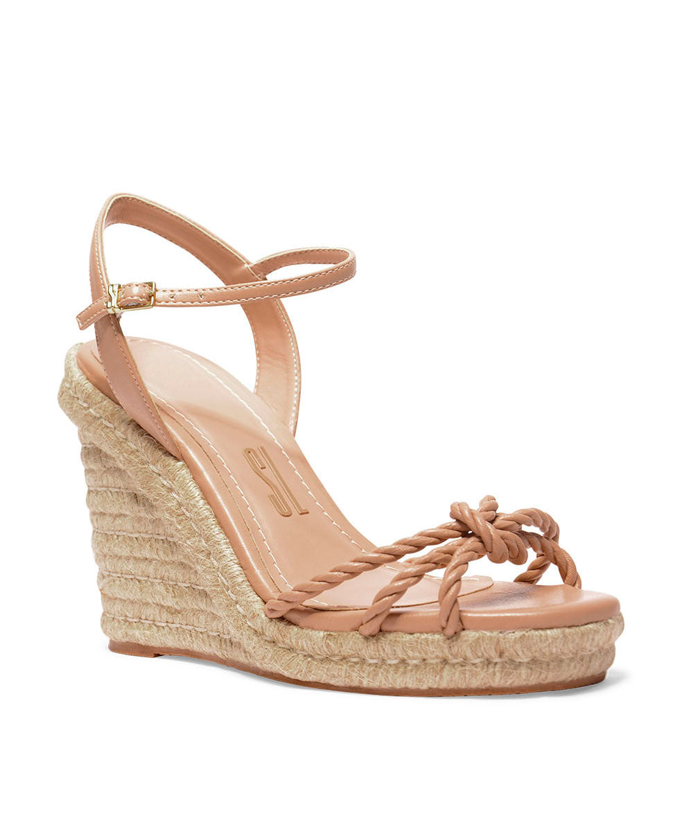 Sandália Espadrilhe Santa Lolla Rosada Nó