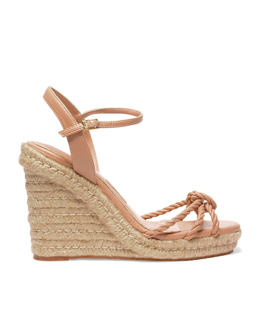 Sandália Espadrilhe Santa Lolla Rosada Nó