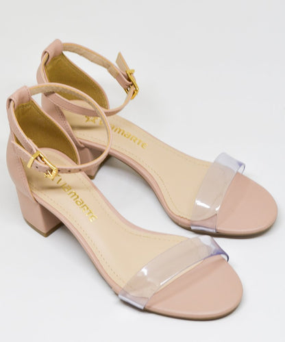 Sandália Feminina Nude Via Marte 199010