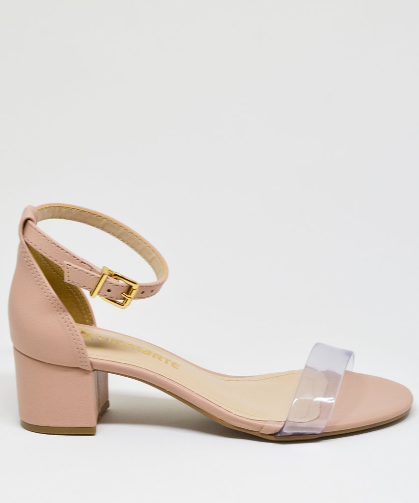 Sandália Feminina Nude Via Marte 199010
