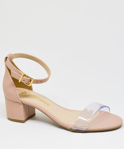 Sandália Feminina Nude Via Marte 199010