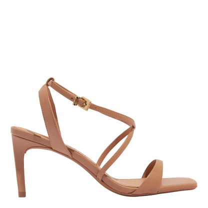 Sandália Santa Lolla Bege Salto Fino Médio