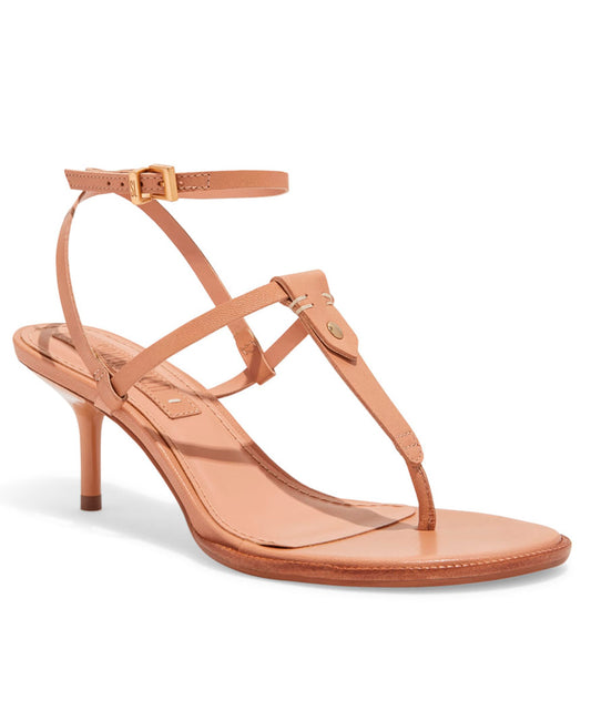 Sandália Santa Lolla Bege Salto Médio