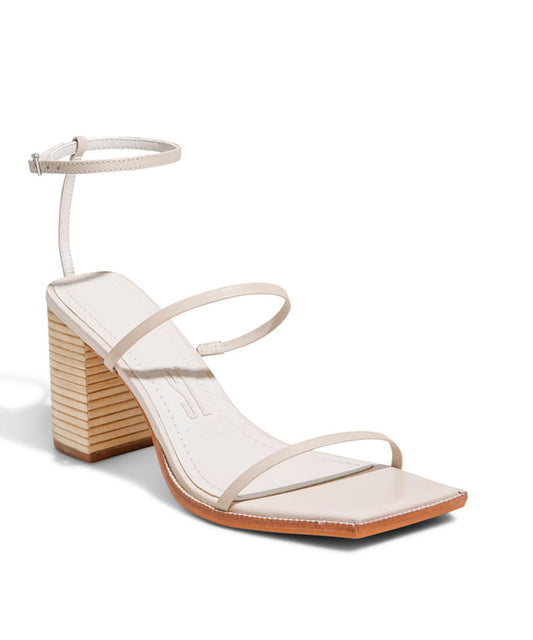 Sandália Santa Lolla Gelo Salto Alto Grosso