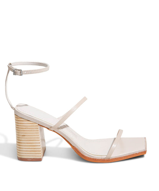 Sandália Santa Lolla Gelo Salto Alto Grosso