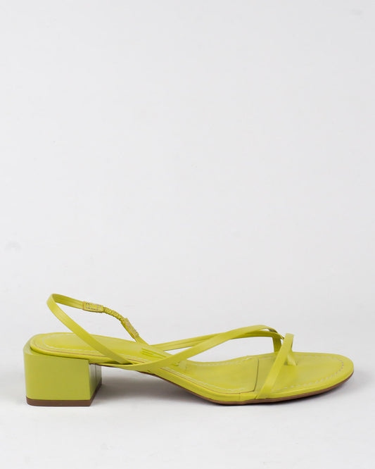 Sandália Santa Lolla Hot Oliva Salto Grosso Baixo