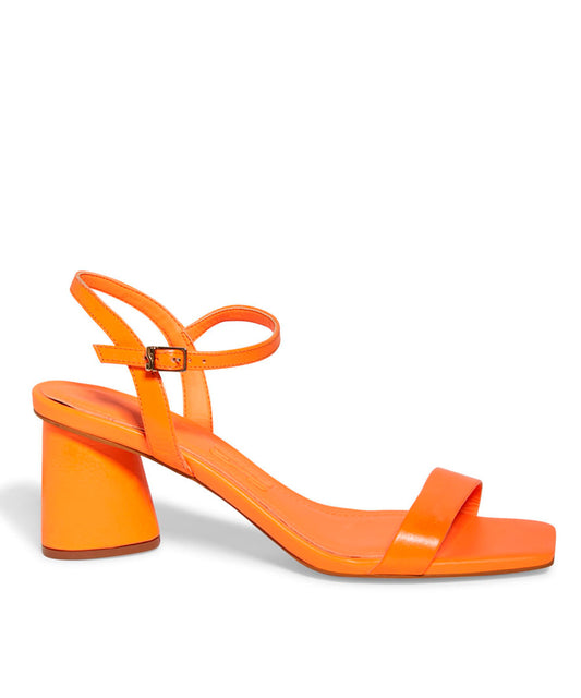 Sandália Santa Lolla Laranja Salto Grosso