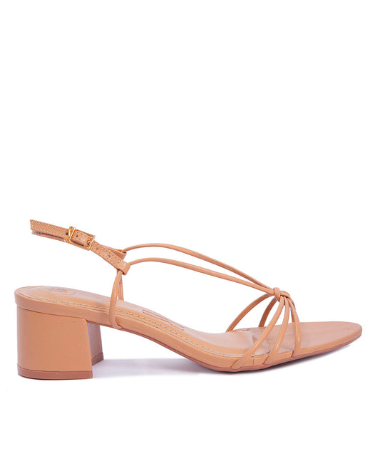 Sandália Santa Lolla Nude Palha Nó