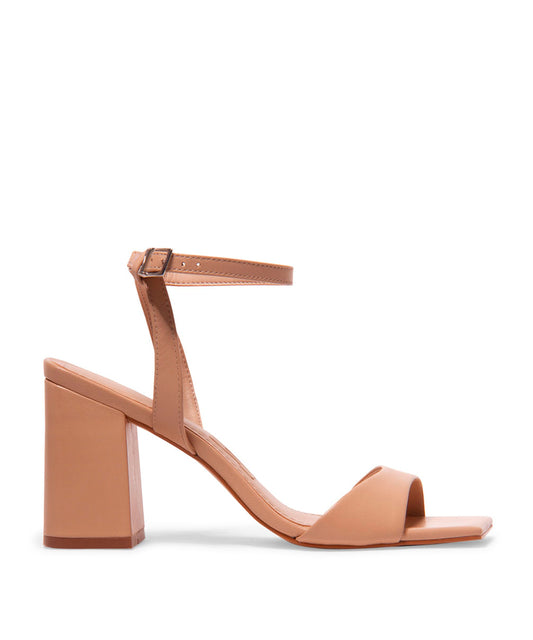 Sandália Santa Lolla Nude Salto Alto Grosso