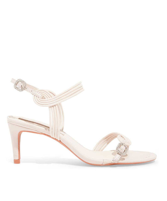 Sandália Santa Lolla Off White Strass