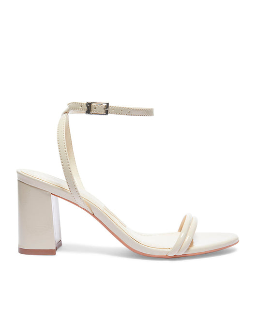 Sandália Santa Lolla Off White Verniz