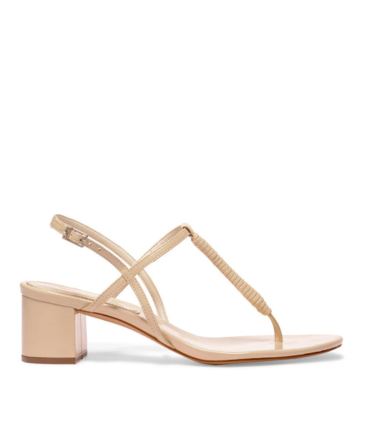 Sandália Santa Lolla Off White Verniz