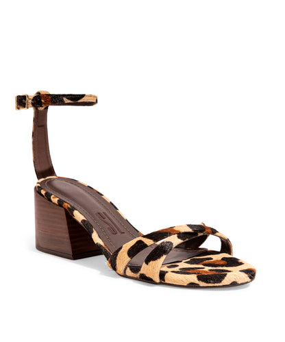 Sandália Santa Lolla Onça Salto Bloco Baixo