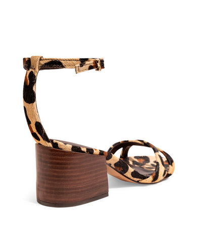 Sandália Santa Lolla Onça Salto Bloco Baixo