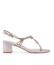 Sandalia Santa Lolla Prata Metalizado Strass