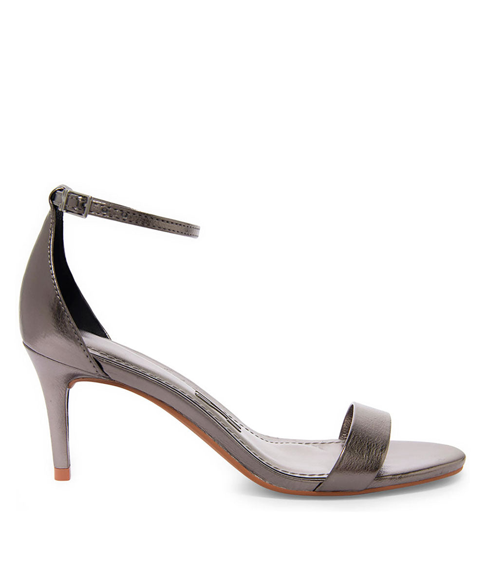 Sandália Santa Lolla Prata Velho Salto Fino