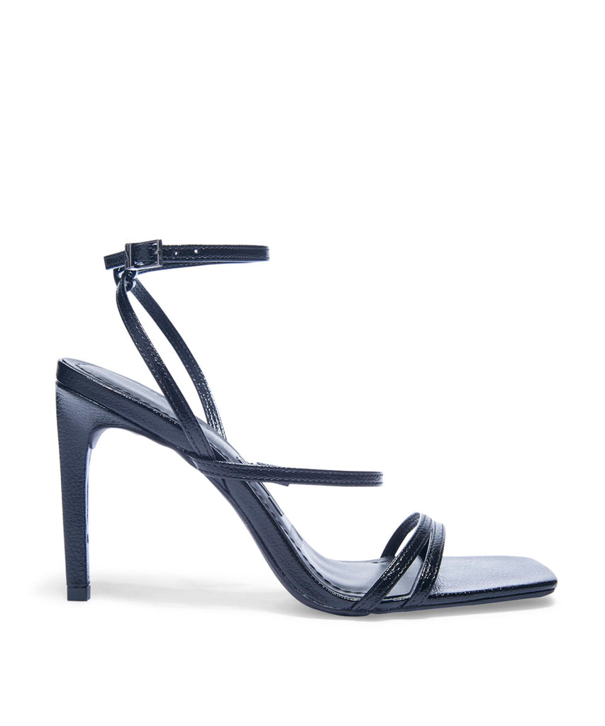 Sandália Santa Lolla Preta Salto Alto Fino