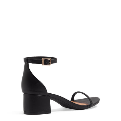 Sandalia Santa Lolla Preta Salto Bloco