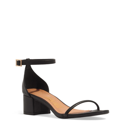 Sandalia Santa Lolla Preta Salto Bloco