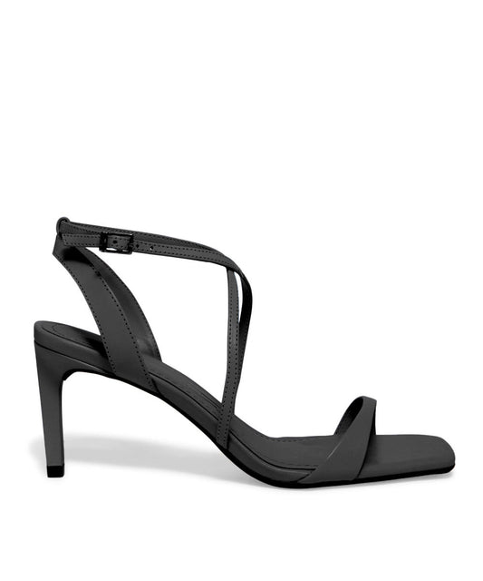 Sandália Santa Lolla Preta Tiras Salto Fino