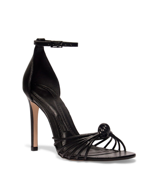 Sandália Santa Lolla Preto Nó Salto Fino