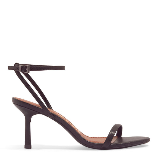 Sandália Santa Lolla Salto Fino Preta