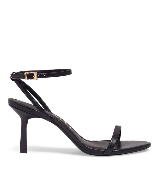 Sandália Santa Lolla Salto Fino Tira Fina Preta