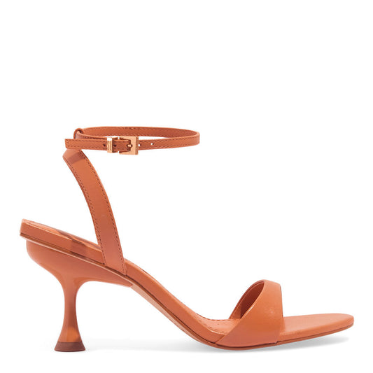 Sandália Santa Lolla Santa Lolla Salto Vírgula Bege