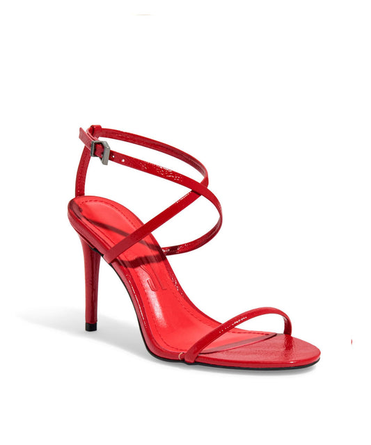 Sandália Santa Lolla Vermelha Envernizada Salto Fino