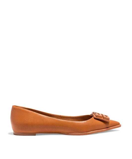 Sapatilha Degalls Caramelo Monograma Bico Fino