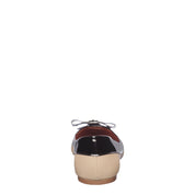 Sapatilha Santa Lolla Bege Bico Fino Laço