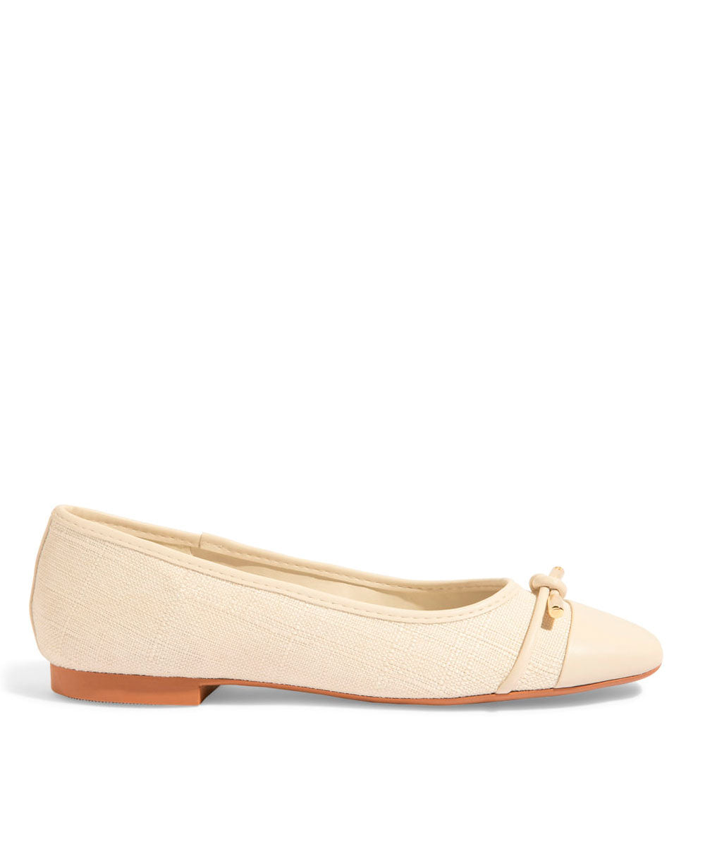 Sapatilha Santa Lolla Copacabana Off White Laço