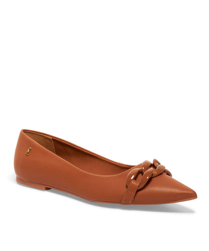 Sapatilha Santa Lolla Marrom Correntes Bico Fino